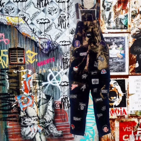 1960 vintage Levis completely customized. One of kind original pieces by OG. - Picture 3 of 6